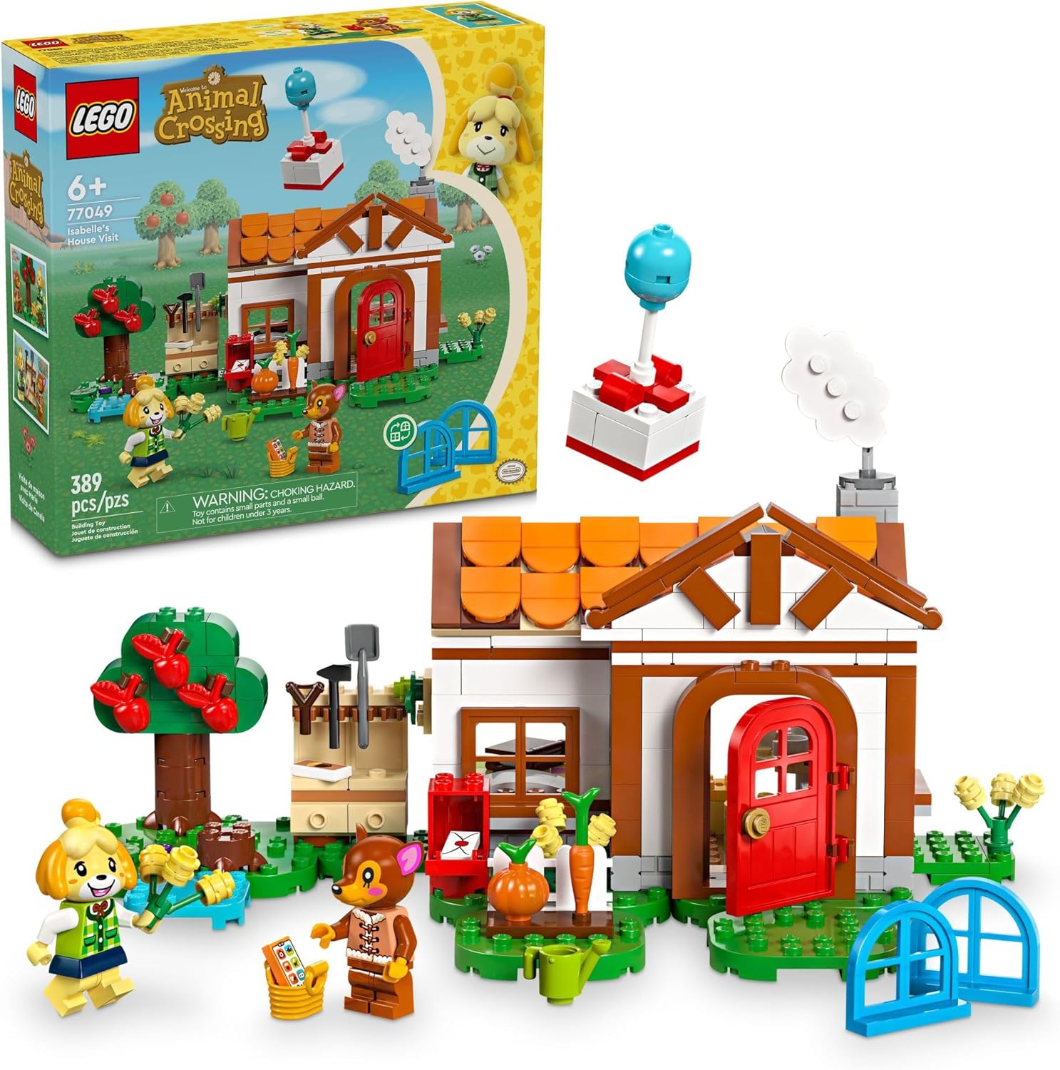 Lego Animal Crossing Isabelle’s House Visit