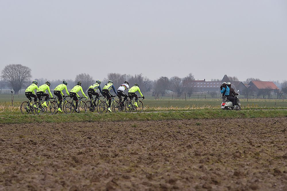 Peter Sagan and his Tinkoff teammates train in Belgium