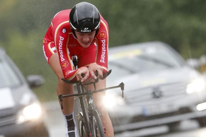 Pernille Mathiesen (Denmark) won the silver medal in the Junior world championships