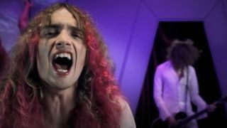 Justin Hawkins in the I Believe In A Thing Called Love video