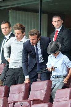 David Beckham - Football match - Marie Claire - Marie Claire UK