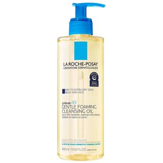 La Roche-Posay Lipikar Ap+ Gentle Foaming Cleansing Oil on a white background