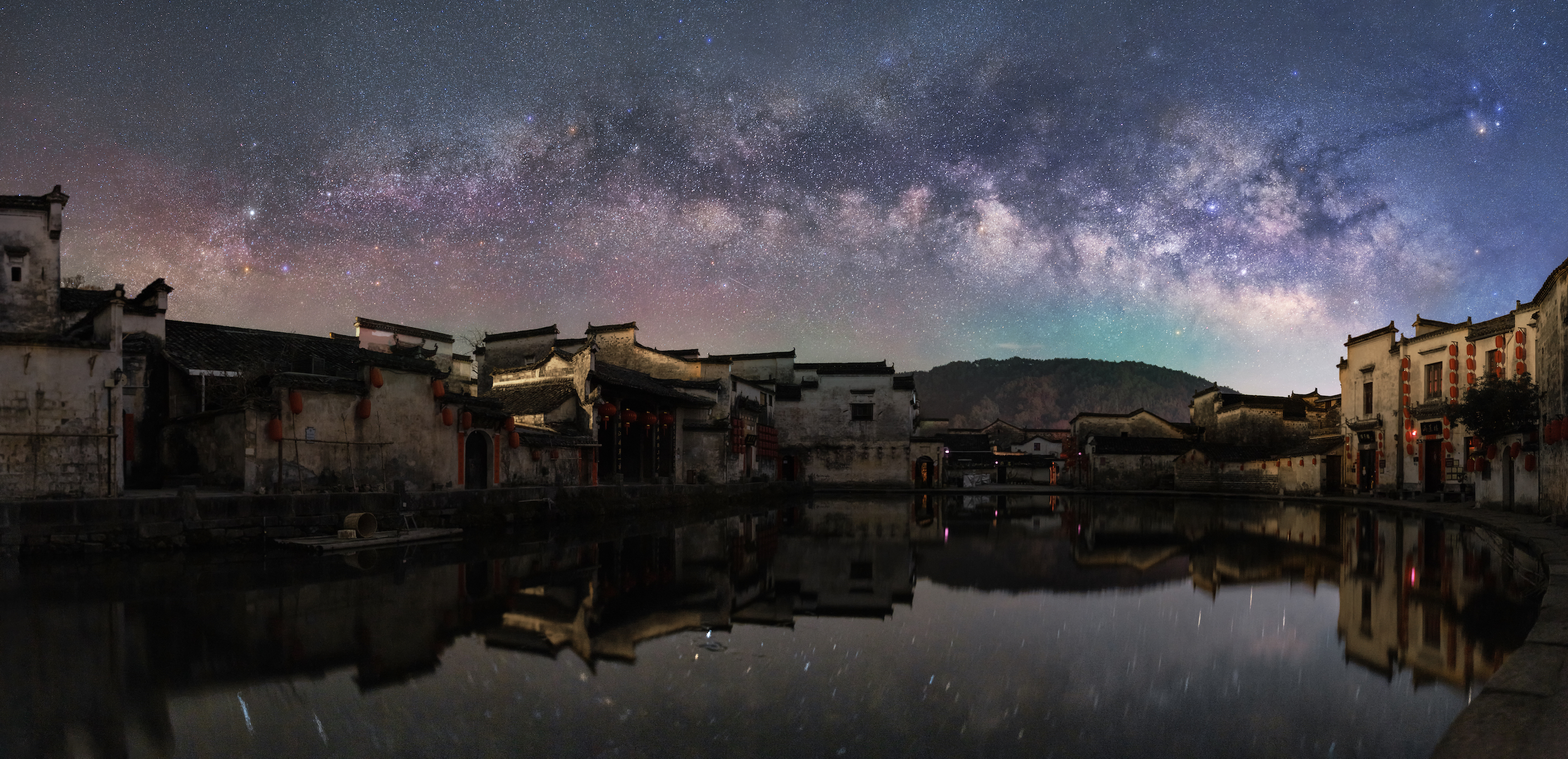 astronomy photographer of the year the milky way on the ancient village