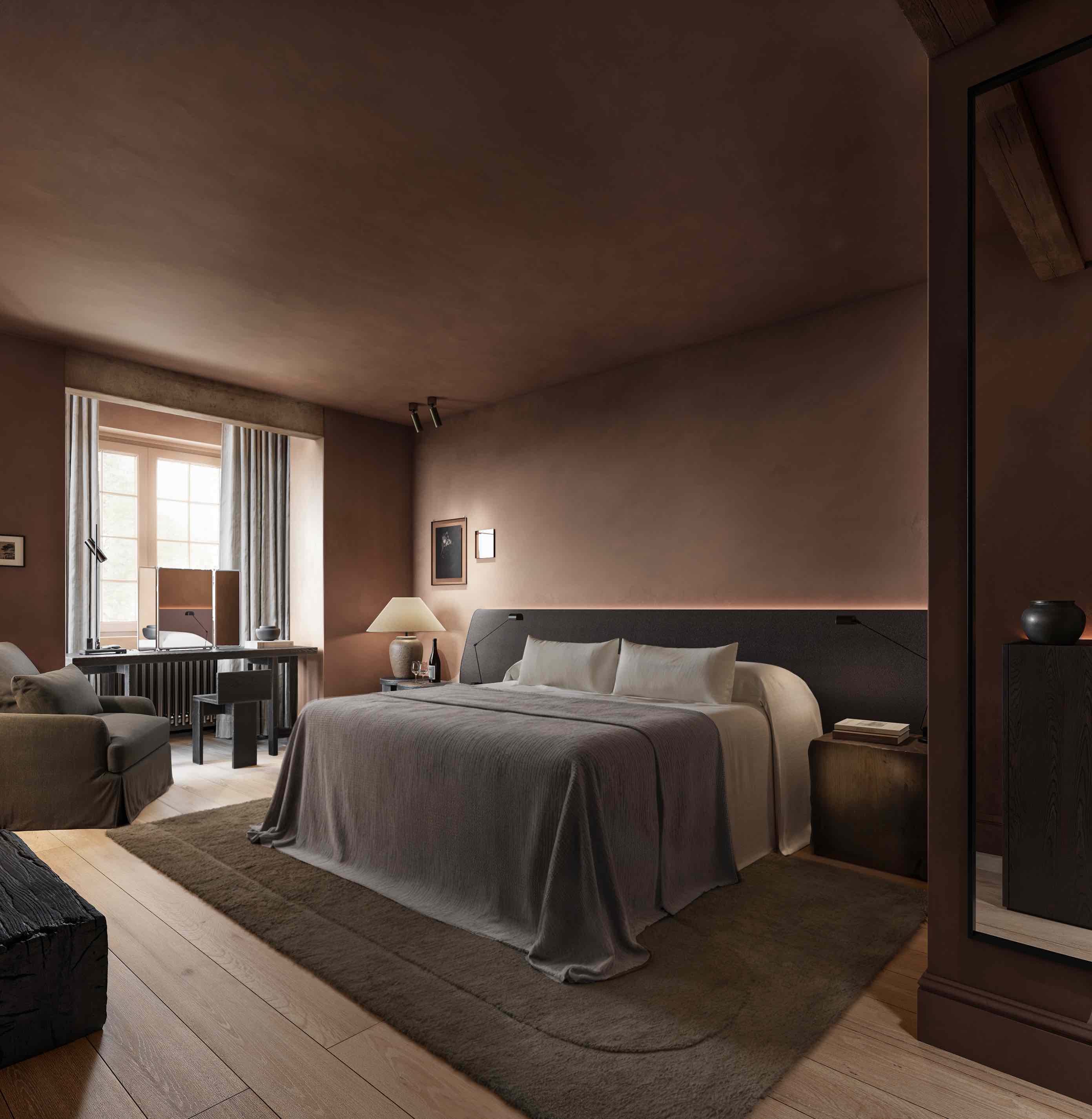 Neutral Cotswolds hotel interior