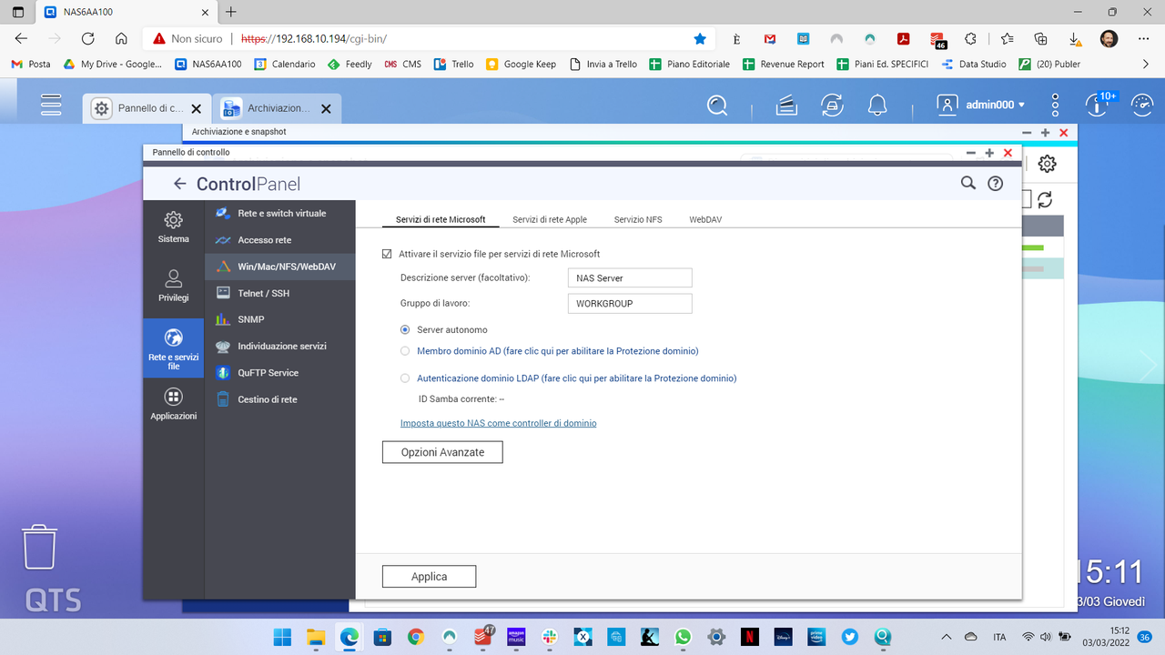 Qnap QTS 5.0