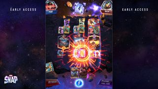 A card combo being played in Marvel Snap.