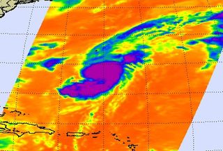 Tropical Storm Gabrielle satellite image
