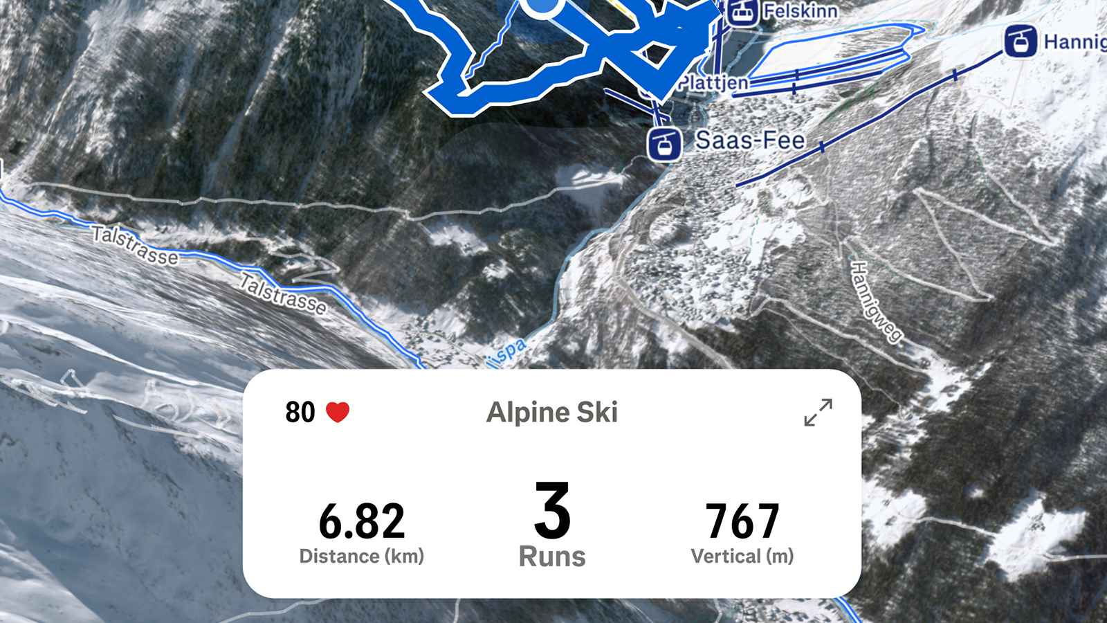 Strava Winter Sports update screenshot