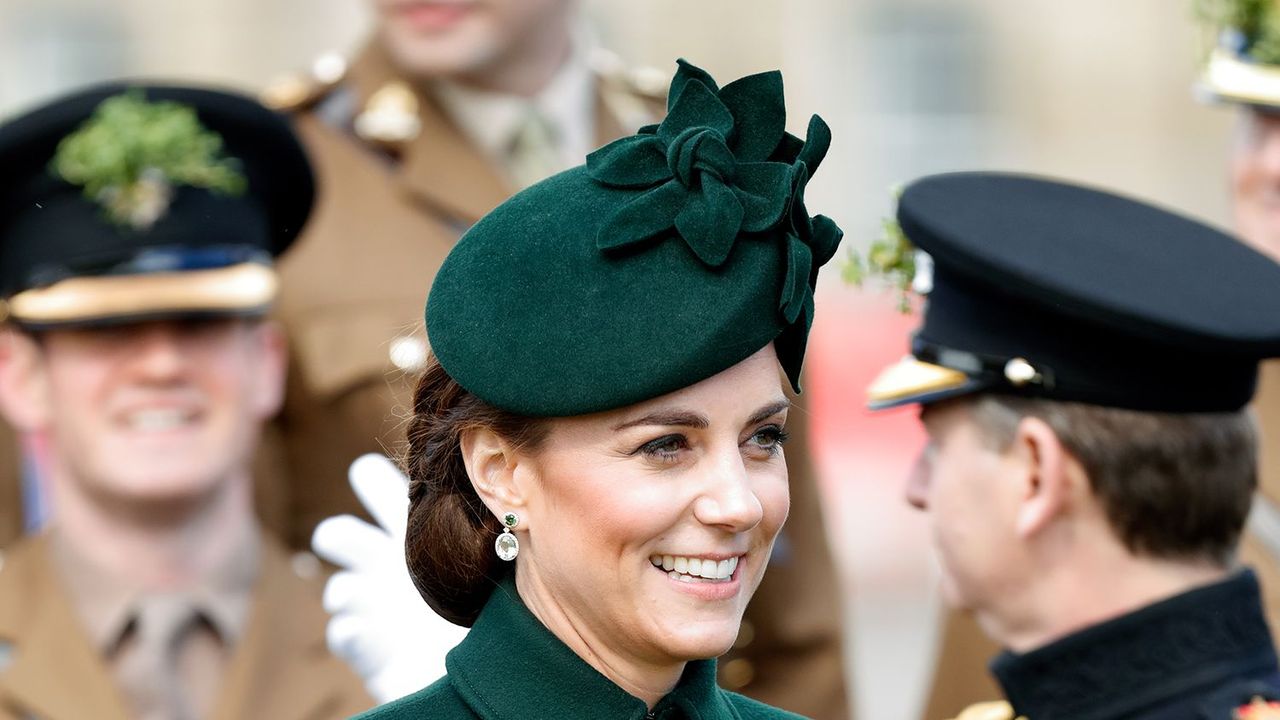 The Duke And Duchess Of Cambridge Attend The Irish Guards St Patrick&#039;s Day Parade