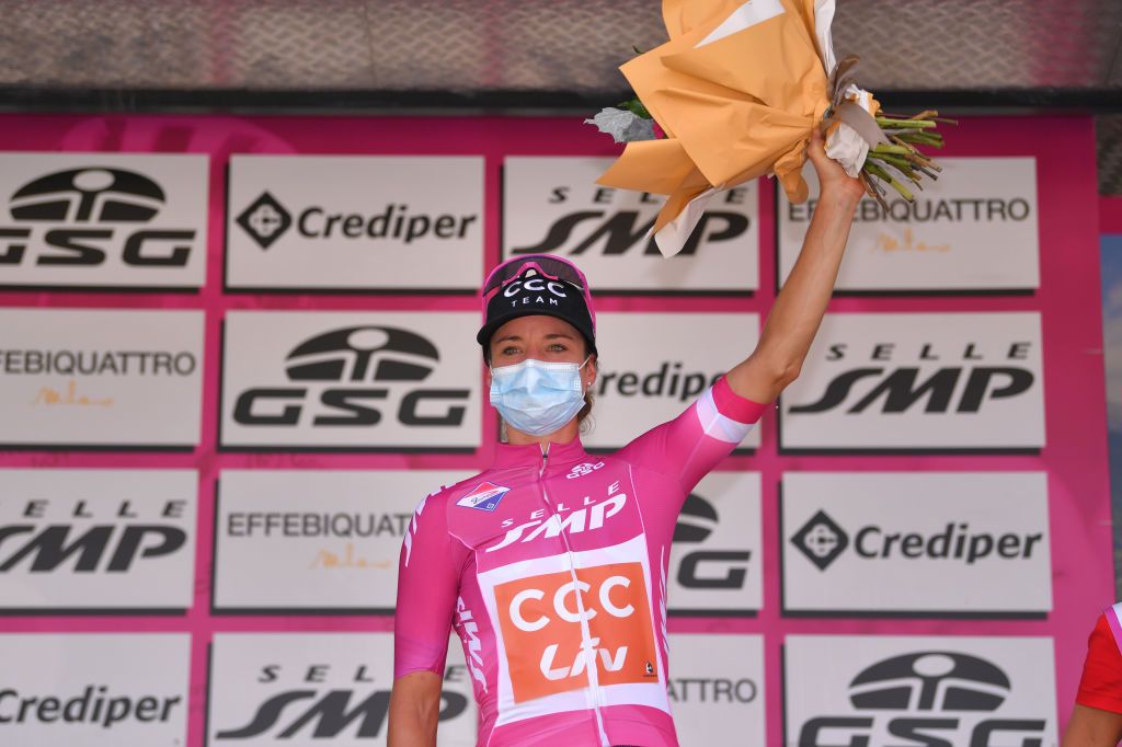 Marianne Vos and CCC-Liv at stage 6 of the Giro Rosa