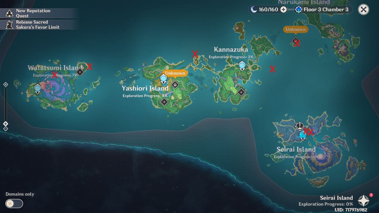 Genshin Impact fishing locations