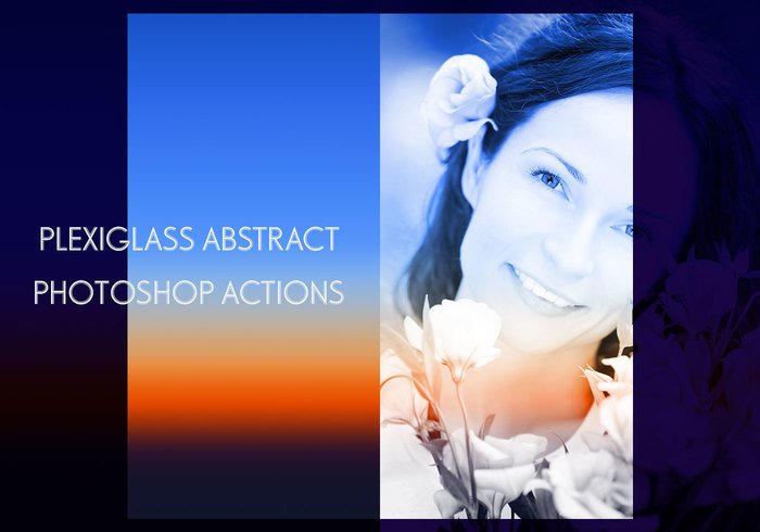 Free Photoshop actions: Plexiglass