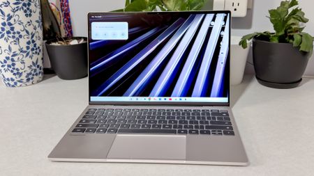 Dell XPS Googlebook on a counter