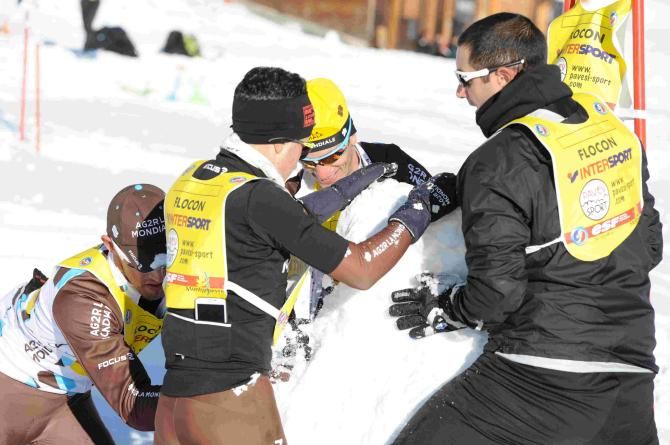 AG2R La Mondiale team building camp in Montgenevre