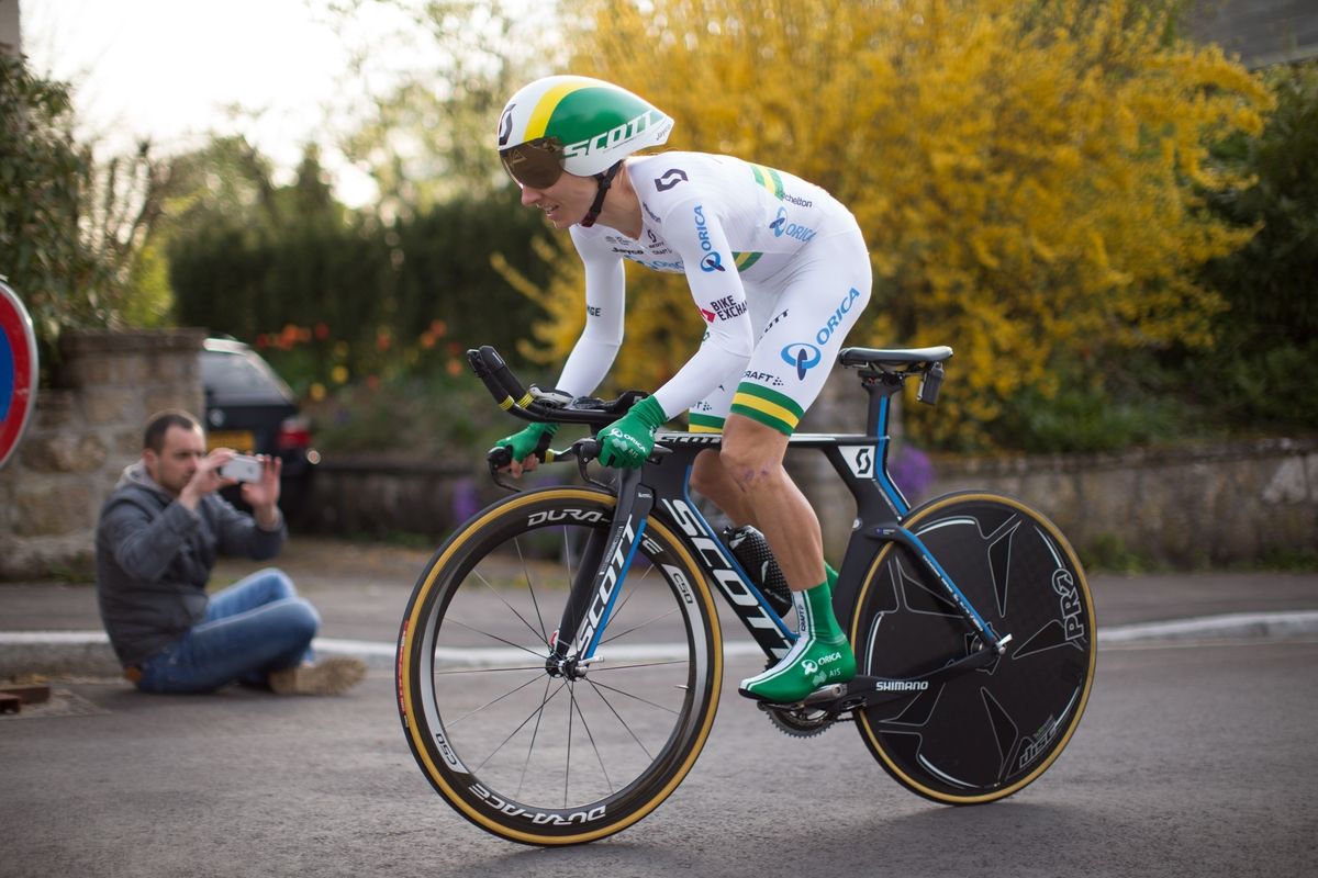 Australian national time trial champion Katrin Garfoot (Orica-AIS)