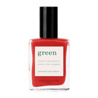 Manucurist Poppy Red Green Nail Polish 