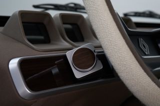 Dashboard details on the R17 electric restomod x Ora Ito