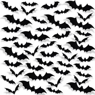 3d bat stickers for Halloween