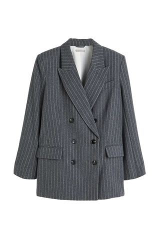 H&M Oversized Double-Breasted Blazer