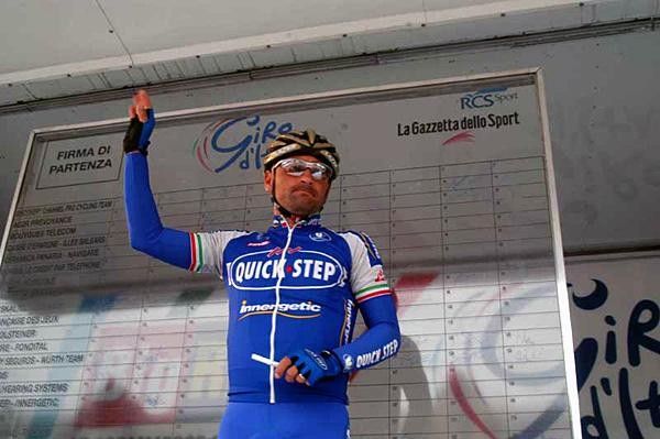Paolo Bettini (Quick.Step) at the start