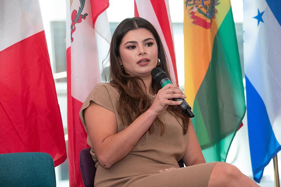 Nielsen product manager, inclusion analytics Veronica Hernandez on the &ldquo;How Programmers Are Embracing Hispanic Culture in 2022&rdquo; panel.