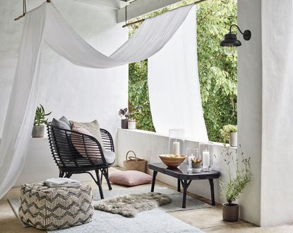 small balcony ideas: John Lewis & Partners Cabana 4-Seater Garden Lounging Set