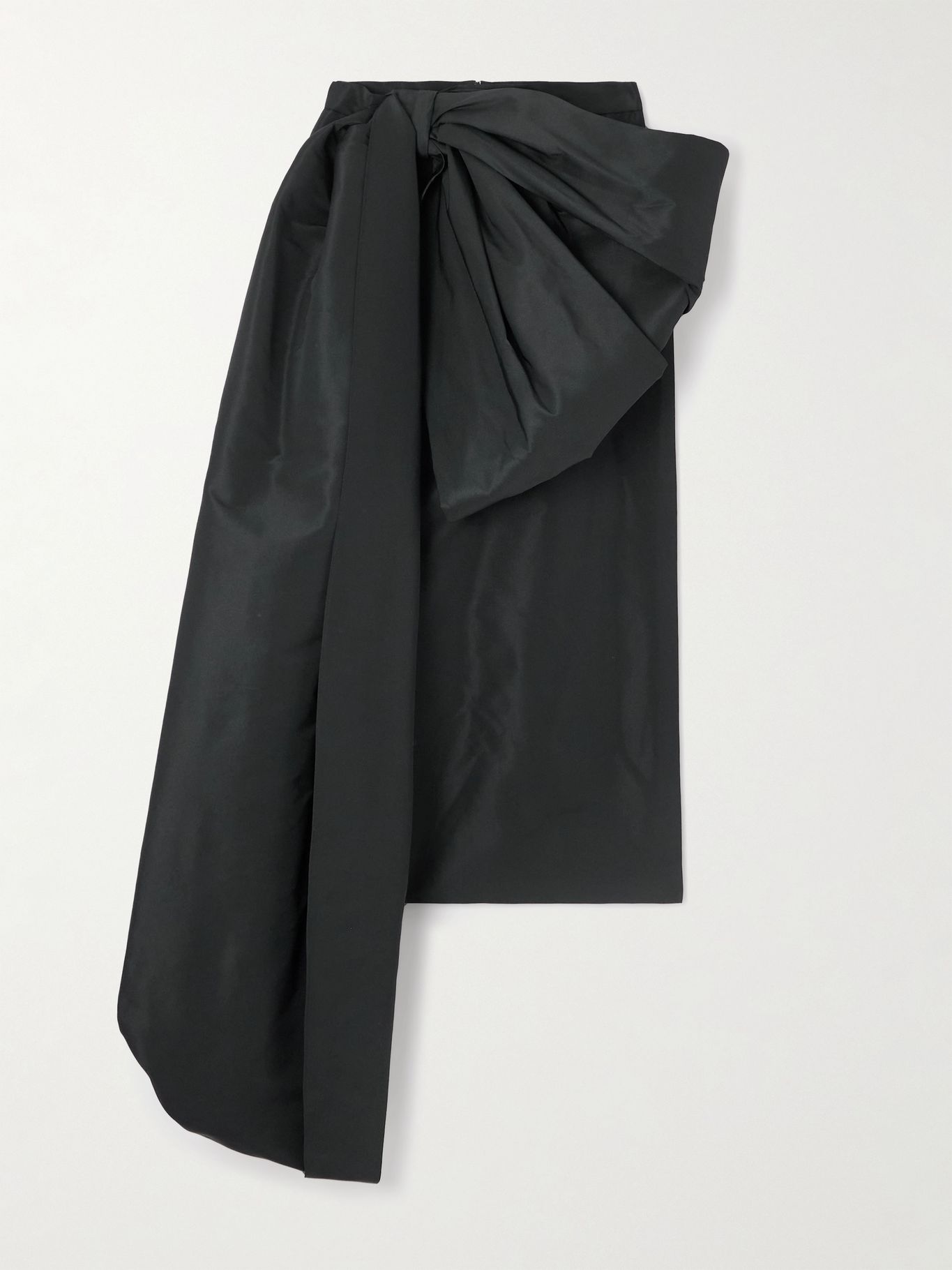 Bow-embellished taffeta midi skirt by givenchy