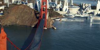 Looking north across the Golden Gate to Horseshoe Bay. The producers of “Picard” have elected not to show the need for coastal defenses like we see in “The Expanse,” even though they are both set at roughly the same time.