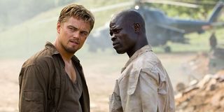 Leonardo DiCaprio and Djimon Hounsou
