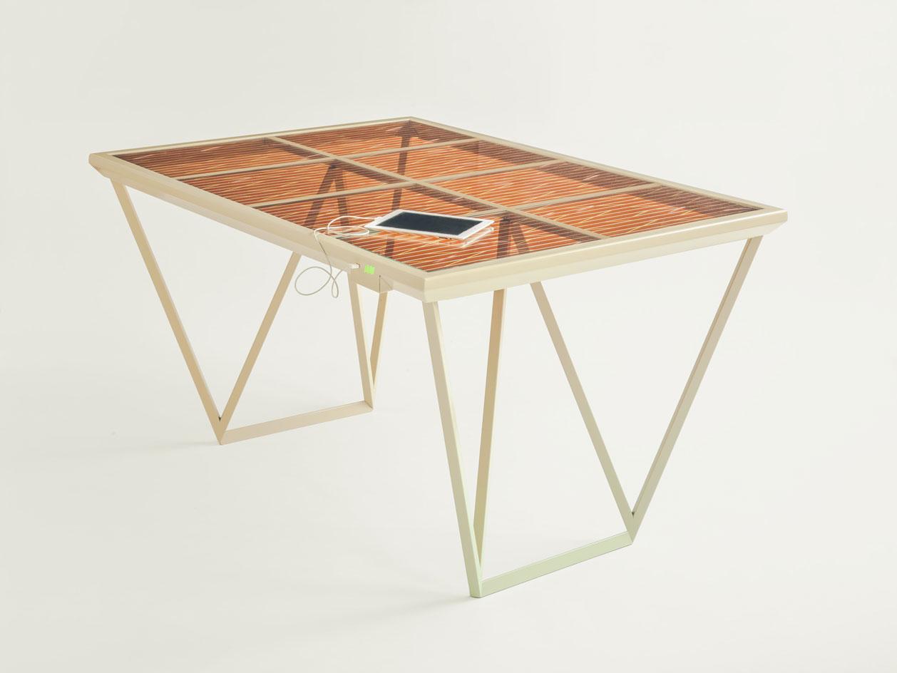 Current' table, which uses principles of photosynthesis to become a fully self-sufficien