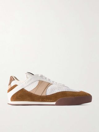 Chloé' Kick Suede, Mesh and Leather Sneakers