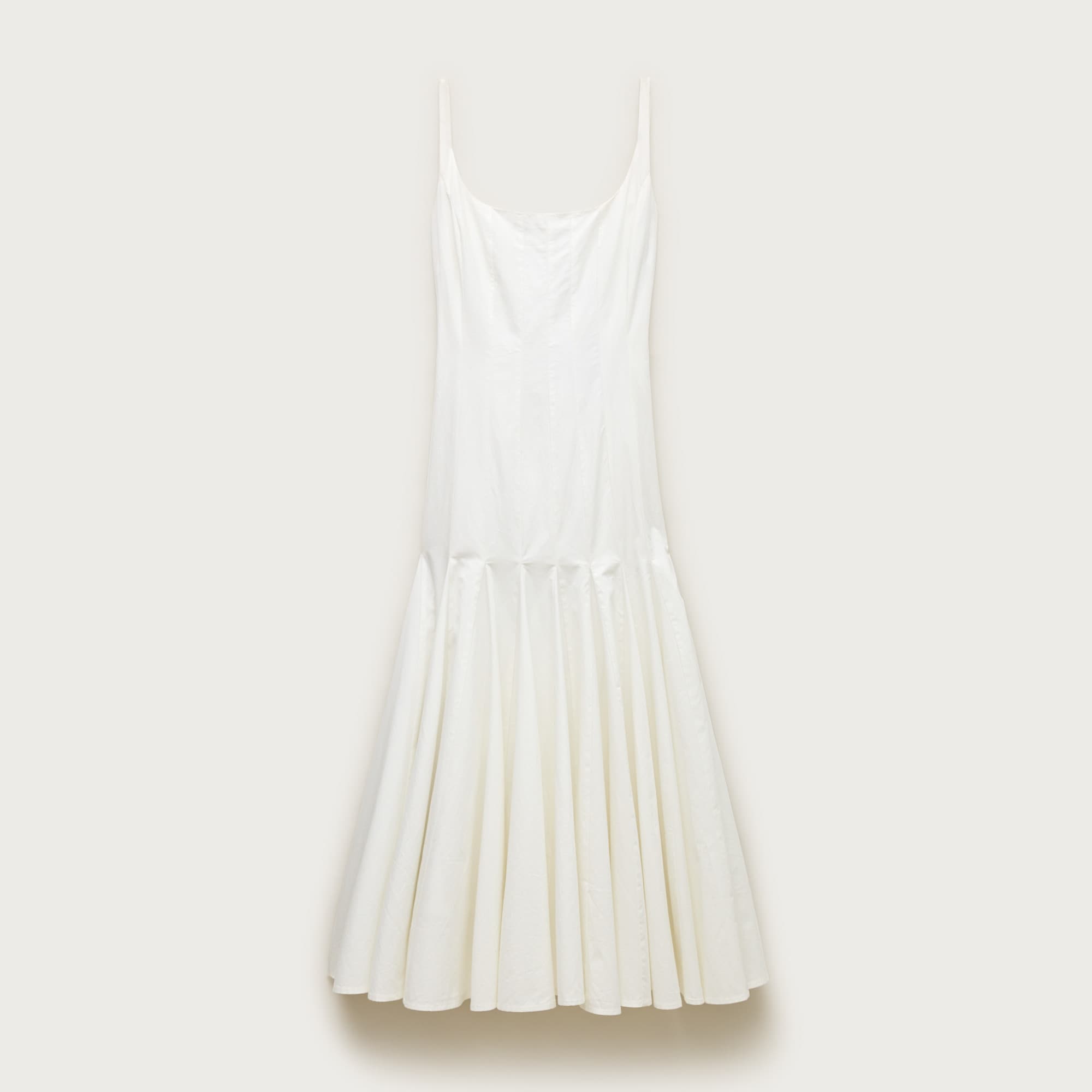 Collection Drop-Waist Dress in Cotton Poplin