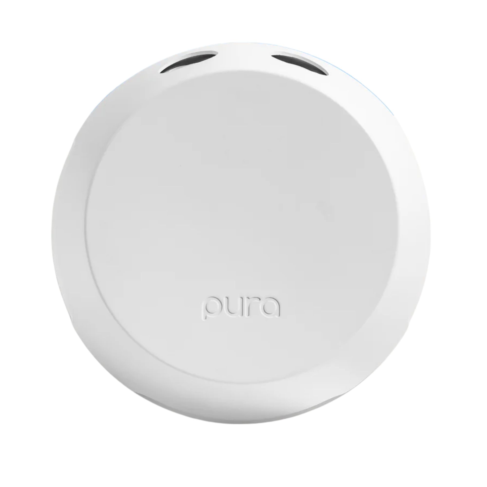 A white circular diffuser