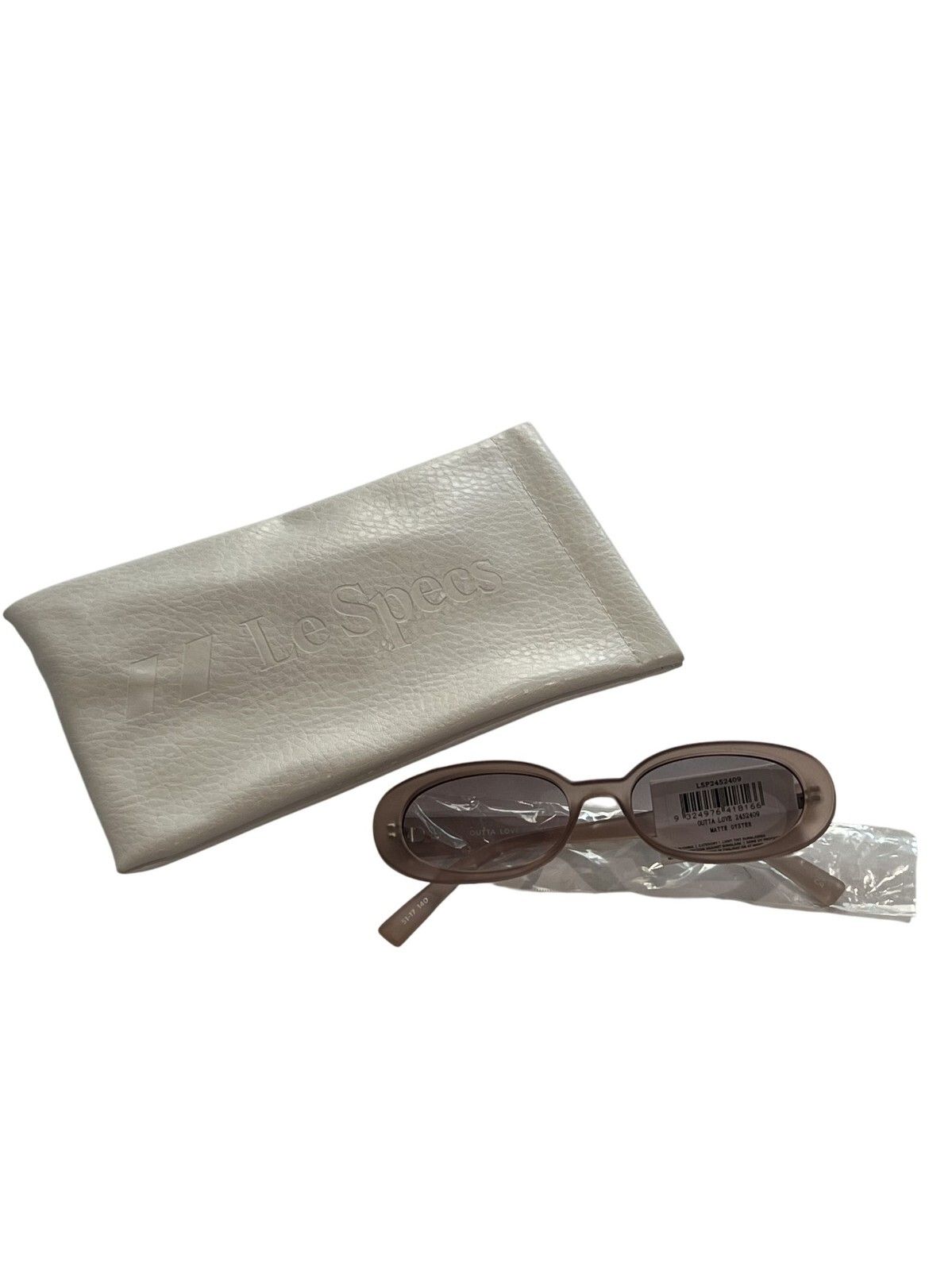 Le Specs Outta Love Glasses in Matte Oyster