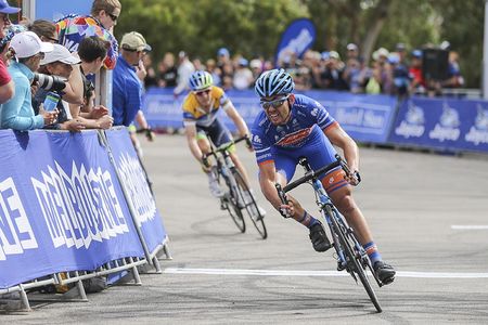 Patrick Bevin takes the win.