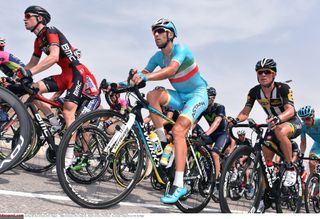 Italian champion Vincenzo Nibali (Astana) in the bunch