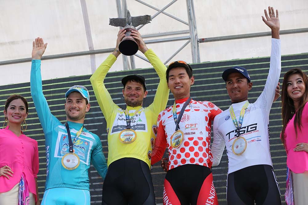 The final podium