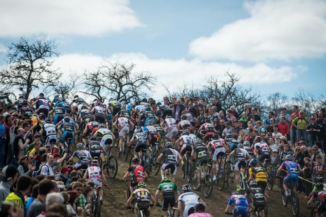 The elite men are off