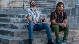 Nicholas Cage and Pedro Pascal in The Unbearable Weight of Massive Talent