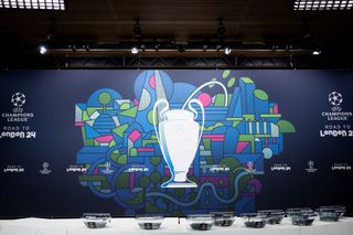 During the UEFA Champions League 2023/24 Round of 16 Draw at the UEFA Headquarters, the House of European Football, on December 18, 2023 in Nyon, Switzerland