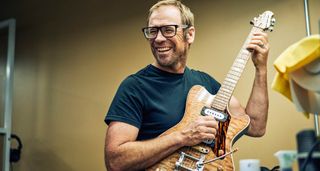 Andy Powers of Powers Electric – and Taylor Guitars – tries on the new A-Type for size and likes what he hears.