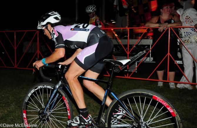 Kelli Emmett (Giant Bicycles) is always blazing fast at CrossVegas
