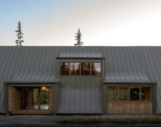 side view of swedish cabin