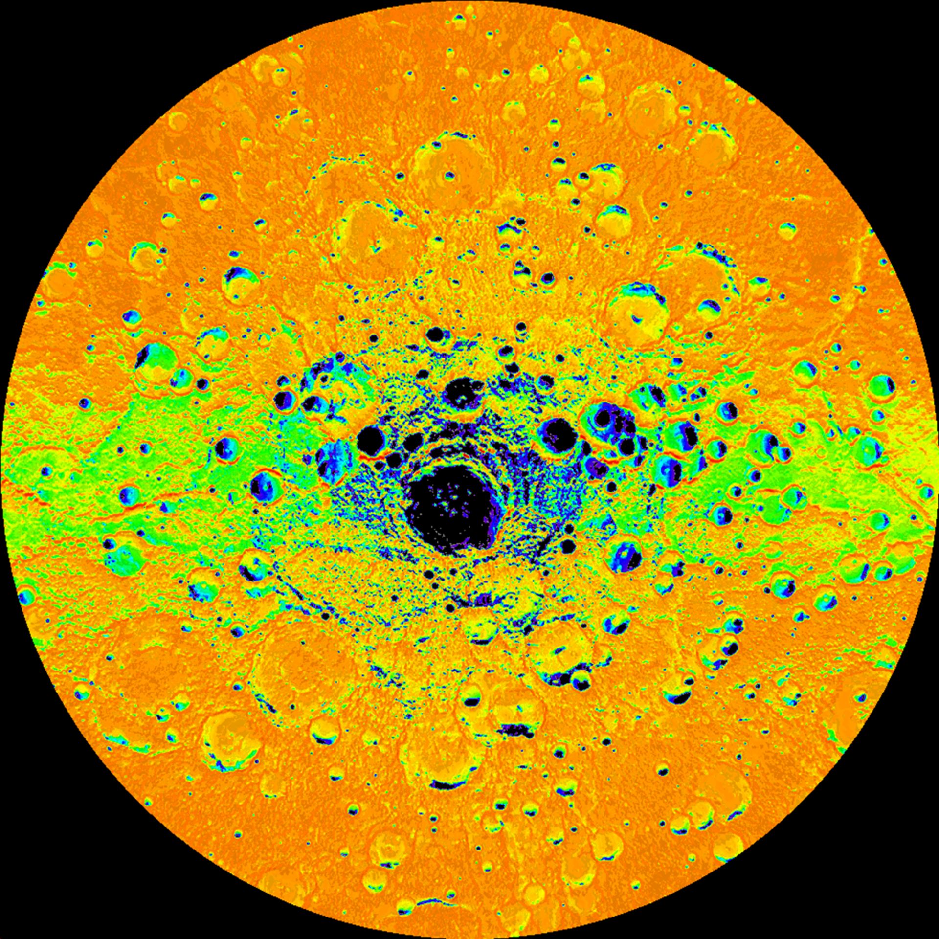 surface temp of mercury