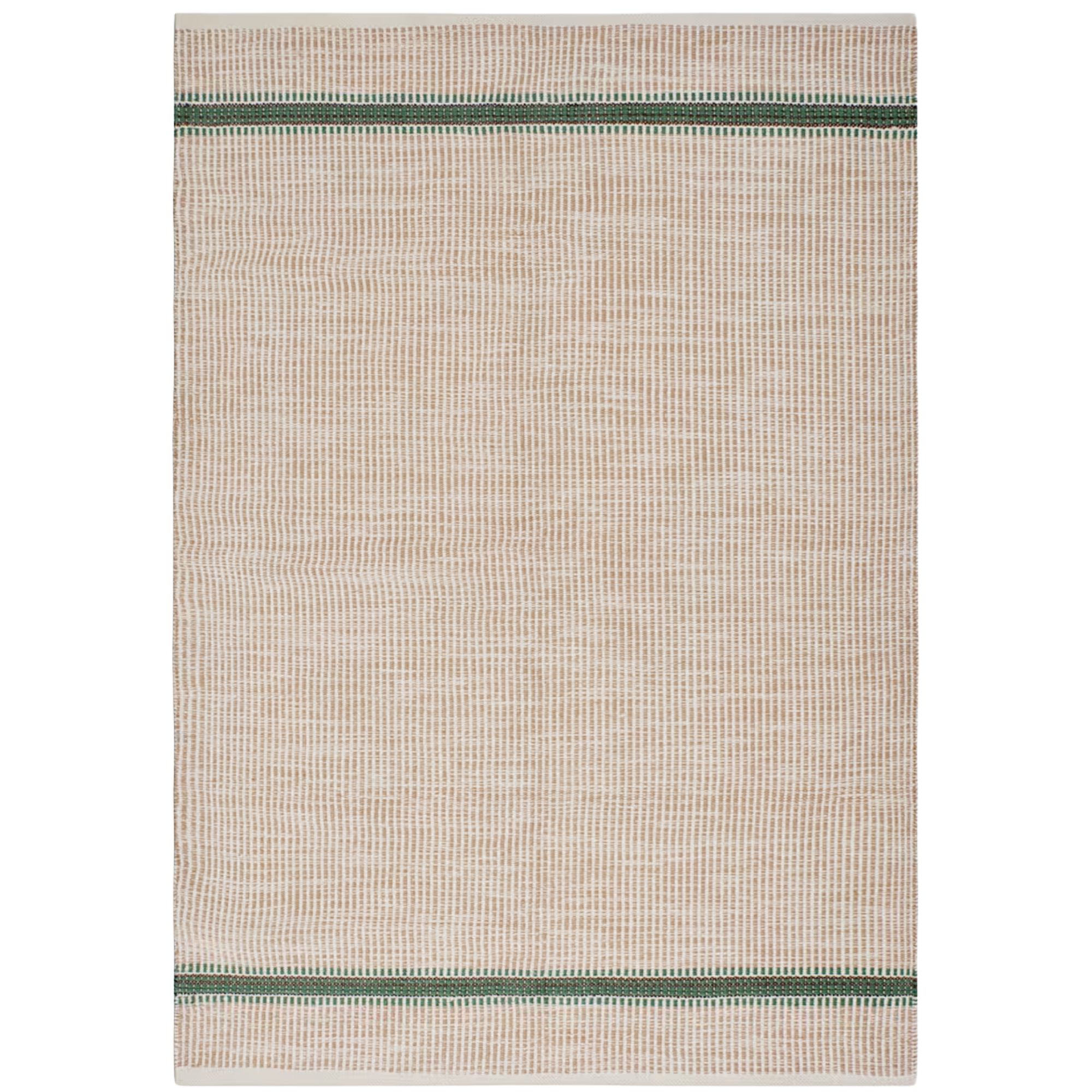 M&S Border Striped Outdoor Rectangle Rug