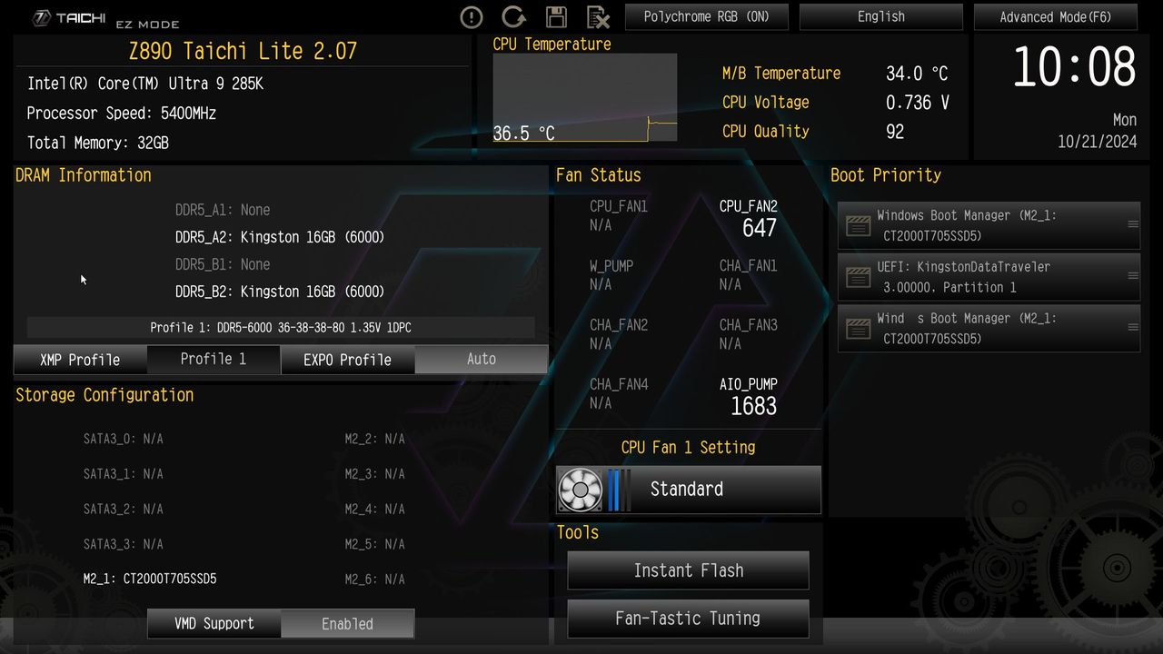 ASRock Z890 Taichi Lite