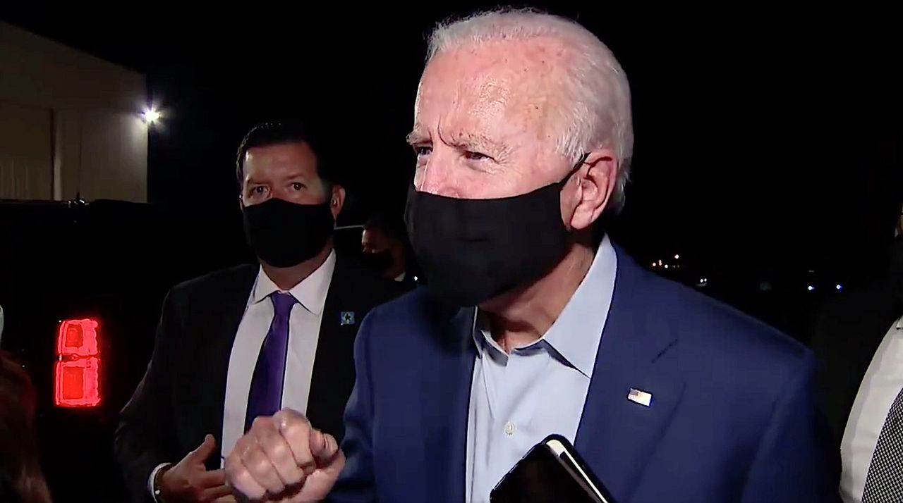 Joe Biden meets the press