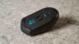 Photograph of the Logitech G305 Lightspeed wireless gaming mouse