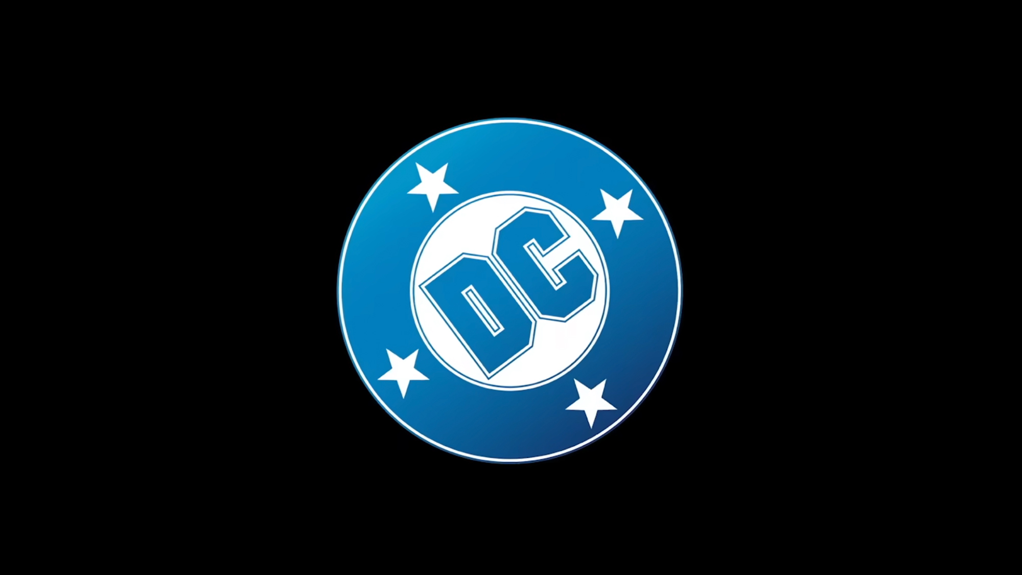 DC Logo as seen ahead of their Animation release, Batman: Knightfall. 