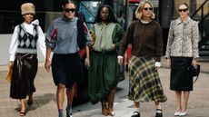 collage of street style from london fashion wek spring 2027